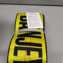 Yellow 4 Inch x 30 FT Heavy Duty Tie Down Straps - High Visibility Flatbed Trailer Straps with Flat Hooks, 6000 lbs Working Load / 18000 lbs Break Strength, 10-Pack for Truck & Cargo Securement