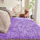OPPODREAM 5x7 Light Purple Rugs for Bedroom, Ultra-Soft Fluffy Area Rugs for Living Room, 5 x 7 Shag Carpet for Nursery, Kids, Girl, Boy, Baby, Plush, Fuzzy, Shaggy, Cute Home Decor