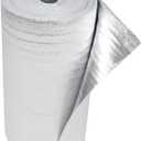Reflective Insulation Roll 24x50FT Window Insulation for Summer Heat Foam Core Radiation Barrier Foil Faced Reflective