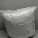 Amazon Basics Square Hypoallergenic Pillow Insert, Sofa Bed Couch Decorative Stuffer, 20", 2 Pack (20 x 20 inches) White