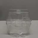 ClearSpace XL Clear Plastic Storage Bins - 2 Pack for Kitchen Cabinet and Fridge Organization