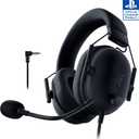 Razer BlackShark V2 X PlayStation Gaming Headset: 50mm Drivers - Cardioid Mic - Lightweight - Comfortable, Noise Isolating Earcups - for PS5, Xbox Series X, PC, Switch via 3.5 mm Audio Jack - Black
