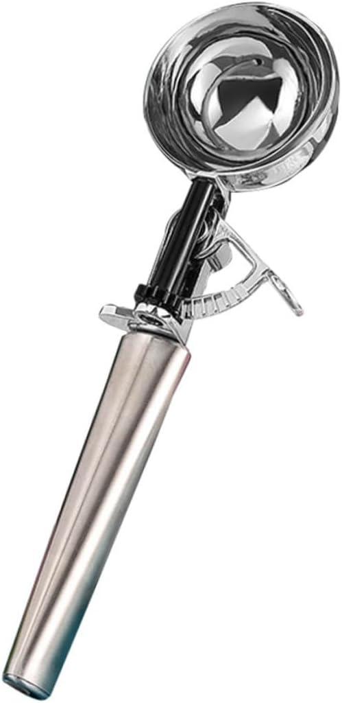 Ice Cream Scoop Zinc Alloy Dessert Spoon for Ice Cream Fruit Salad More Craftsmanship Lightweight Home Tableware