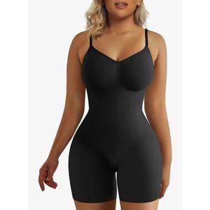 SHAPERX Women's Shapewear Bodysuit Tummy Control Body Shaper Seamless Sculpting Snatched Waist Body Suit L/XL SHAPERX Women's Shapewear Bodysuit Tummy Control Body Shaper Seamless Sculpting Snatched Waist Body Suit L/XL