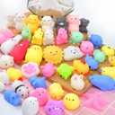 Squishies 40pcs Mochi Squishy Toys Party Favors for Kids Stocking Stuffers Mini Kawaii Squishy Treasure Box Toys for Classroom Prizes Fidget Toys Goodie Bag Christmas Easter Egg Fillers Gift for Kids