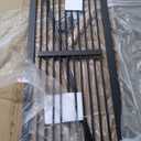 Lumizone Extra Tall Cat Gate 61.02" High Pressure Mounted Extra Wide 26.38"-30.11" (17Sizes) 1.37" Gap No Drilling Auto-Close Tall Pet Gate for Dogs (Black, 26.38"-30.11" W)