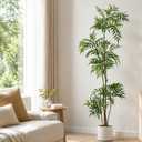 6ft Tall Artificial Tree, Real Touch Faux Plant for Home Decor