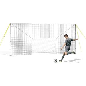 3-in-1 Soccer Goal with Soccer Rebounder and Backstop Net, Junior