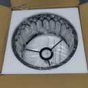 Crystal Ceiling Light Fixture, Modern Semi Flush Mount Ceiling Light,Crystal Chandelier for Kitchen Bedroom Bathroom Entryway Black (Bulb not Included)