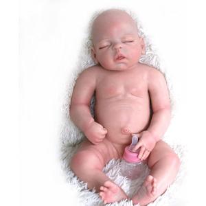 23inch 11.5Lbs Platinum Liquid Reborn Baby Dolls Silicone Full Body 3D Painted Blood Vessels Visible Veins on Skin, Soft Touch Silicone Weighted Silicone Realistic Newborn Baby Doll Girl