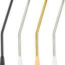Patelai 4 Pieces 6 mm Whammy Bar for Electric Guitar Thread Tremolo Arm Metal Single Tremolo Whammy Bar Compatible with Stratocaster Electric Guitar Replacement, 3 Colors