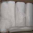 Plasticplace W55HDC1 55-60 gallon Trash Bags 12 Microns Clear High Density Garbage Can Liners 36 x 60 (200Count)