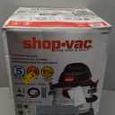 Shop-Vac 5989305 Wet/Dry Vacuum, 5 Gallon, 4.5 Peak HP Stainless Steel Vacuum, 1.25 Inch Diameter x 7 Foot Hose, 6 Ft Cord Length, Ideal for Jobsite, Garage, Car & Workshop