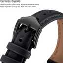 WFEAGL Leather Bands Compatible with Apple Watch Band 42mm(Series 3 2 1) 44mm 45mm 46mm 49mm Women, Top Grain Leather Strap Slim Thin Replacement Wristband for iWatch Ultra SE 3 2 1 Series 11 10 9 8 7 6 5 4 3 2 1