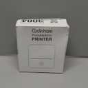 cudinham Print Pods Mini Printer, Sticker Printer with 10 Rolls Thermal Printing Paper, Inkless Pocket Printpod for Phone, Impresora Porttil for Notes, DIY, Compatible with iOS & Android (White)