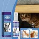 Cat Deterrent Spray - Natural Training Aid for Cats, Indoor & Outdoor Deterrent Spray to Stop Scratching Furniture, Protect Garden, and Deter Unwanted Marking (95ML)