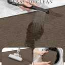 chakme Bathroom Rugs Mat U-Shaped 24x17, Ultra Thin Non Slip Bath Mat Small Quick Dry Absorbent Bath Mat for Bathroom Floor, (Coffee, U-24"x17")