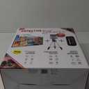 iLive Cinema Pop-Up Film Kit, 720p Projector with 120 Inch Screen, Bluetooth 5.0 Speaker, HDMI/USB/3.5mm, Black, Portable Theater, 21.5 x 17 x 19 cm