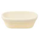 Saint Germain Bakery Premium Round Bread Banneton Basket with Liner - Perfect Brotform Proofing Basket for Making Beautiful Bread (10 inch Oval)