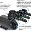 Aquascape Fitting 3/4-Inch MPT 3-Way Valve X 3/4-Inch Barb and 90-degree Elbow Fitting for Pond, Fountain and Filtration | 88026