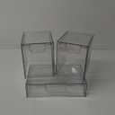 Vtopmart 7.6" H Clear Stackable Storage Drawers, 3 Pack Plastic Organizers Bins for Skincare, Cosmetics,Beauty Supplies,Ideal for Vanity, Bathroom,Kitchen Countertop,Cabinet Organization 