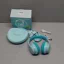 Kids Bluetooth Headphones with Active Noise Cancelling, Wireless Over-Ear Headphones for Boys Girls, Foldable, Adjustable,40H Playtime, Mic for School Travel (Mint Green)