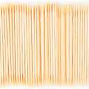 HOPELF Bamboo Toothpicks for Teeth Cleaning, Appetizer, Olive, Barbecue, Fruit, Double-Points Wooden Toothpick.600 Count