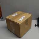 6-Slot Wooden Display Case Shadow Box with Slanted Glass Window for Sports Championship Rings - Rings Not Included