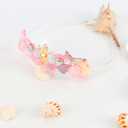 3 x AOPRIE Tiara and Crown for Women Girls Mermaid Headband for Women Girls Princess Halloween Party Event Supllies Favors Pink, 1 Pack