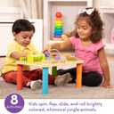 Melissa & Doug First Play Childrens Jungle Wooden Activity Table for Toddlers, 1 EA