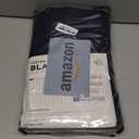 100% Blackout Shield Linen Blackout Curtains for Bedroom 84 Inches Long, Back Tab/Rod Pocket Living Room Drapes, Thermal Insulated Blackout Curtains 2 Panels Set, 50" W x 84" L, Midnight Blue