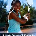 Open Ear Earbuds Wireless Bluetooth 5.4 with Touchscreen Charging Case, 32H Playtime, 6g Lightweight Running Headphones, Sport Over The Ear Earbuds for Running Cycling Workouts...White