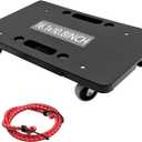 Furniture Mover with Wheels, Heavy Duty Moving Dolly Interlocking Design Small Flat Dolly Cart, 16 Inch, Black (1)