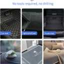 20 Sets Super Adhesive Hook and Loop Strips Heavy Duty, Made of 3M VHB, Heat Resistant Waterproof, Outdoor or Indoor Use, Black 1.2x3.2 Inch