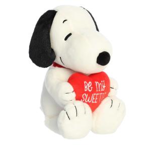 Aurora® Timeless Peanuts® Snoopy Be My Sweetie Stuffed Animal - Classic Characters - Lasting Memories - White 11 Inches