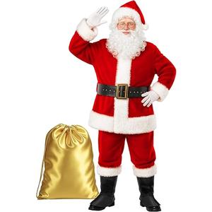 Santa Claus Costume M/L 10Pcs