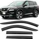 Window Visors Rain Guards for Nissan Rogue 2021-2025,Wind Deflectors Window Shades Vent Guard Visor,Smoke 4-Pieces Set 94902