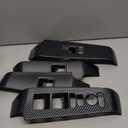 Thenice Compatible with Honda Civic Accessories Window Control Panel Door Armrest Cover Trims Interior Accessory for Civic 2022 2023 2024 2025 2026 (Carbon Fiber Print)