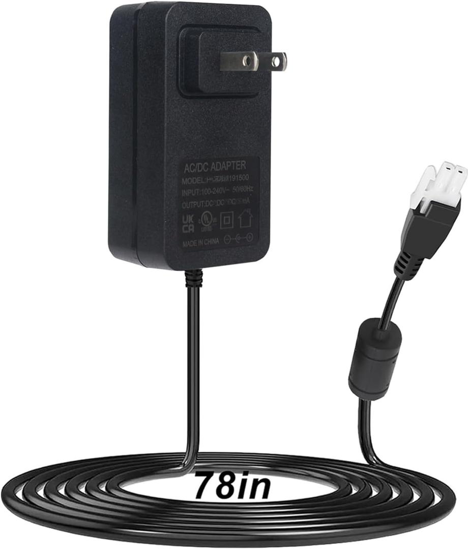 12v 2a Adjustable Desk Power Cord Replacement for Single Motor Standing Desk Input Power Supply12V Standing Desk Motor Power Cord, Max 24W