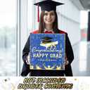 Graduation Advent Calendar Gift Box 16 Days Fill It Yourself Empty Gift Box Empty DIY Graduation Countdown Calender for Graduates Her Him High School College(Blue)