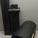 Step2 Mailmaster Hudson Mailbox & Post, Weather Resistant, Large Outdoor Mailboxes, Made of Durable Plastic, Easy to Install, Flag Included, Black