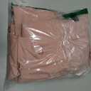 VIAOLI Scrubs for Women - V-Neck Top & Cargo Pants Uniform Womens Medical Scrubs Set for Nurses, Doctors (Pink, S)