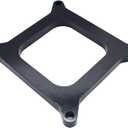 1 SET Black Carb spacers 1/2" Tall Open Phenolic Carburetor Spacer Compatible with Holley 4150/4160 4bbl. SBC BBC Carb