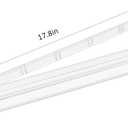 TIASUSAN Clear Mahjong Racks with Pushers(4 PCS) for 166 American Mahjong Tiles, Mahjong All-in-one Tile Rack with Pusher Combo, Accessories, 17.8 x 3.1 x 1.2 inches