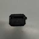 DASFOND Armor Earphone Cover Case for Airpods Pro 2, Military Grade Full Body Shockproof Protection Hard Case, Support Wireless Charging with Keychain, Magnetic Lid, Front LED Visible, Black