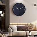 Clock 20 Inch (50cm) Wall Clock, Silent Non Ticking Battery Operated Movement, Home/Wall Decor, Easy to Read, Decorate Bedroom/Living Room/Office