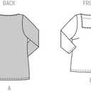 Burda X05731BURDA Misses' Curvy T-Shirt Sewing Pattern Packet, Design Code B5731, Sizes 18-28 (44-54)