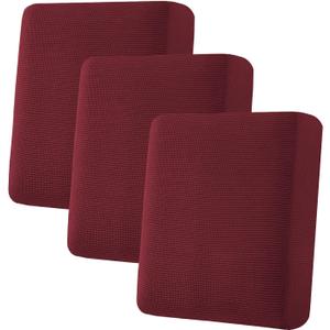 H.VERSAILTEX Super Stretch Stylish Cushions Covers/Furniture Cover Spandex Jacquard Small Checked Pattern Super Soft Slipcover Washable Individual