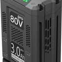Upgraded 3000mAh 80V Battery Replacement for Greenworks 80V Batteries GBA80250 GBA80200 GBA80400 GBA80500 Compatible with Greenworks 80V Tools