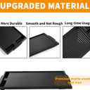 Upgraded W10432544 Griddle Replacement for Whirlpool Gas Stove Griddle Plate Cast Iron Range Griddle W10432539 Whirlpool KitchenAid Jennair Maytag Gas Cooktop Parts Burner Center Griddle Flat Top Pan